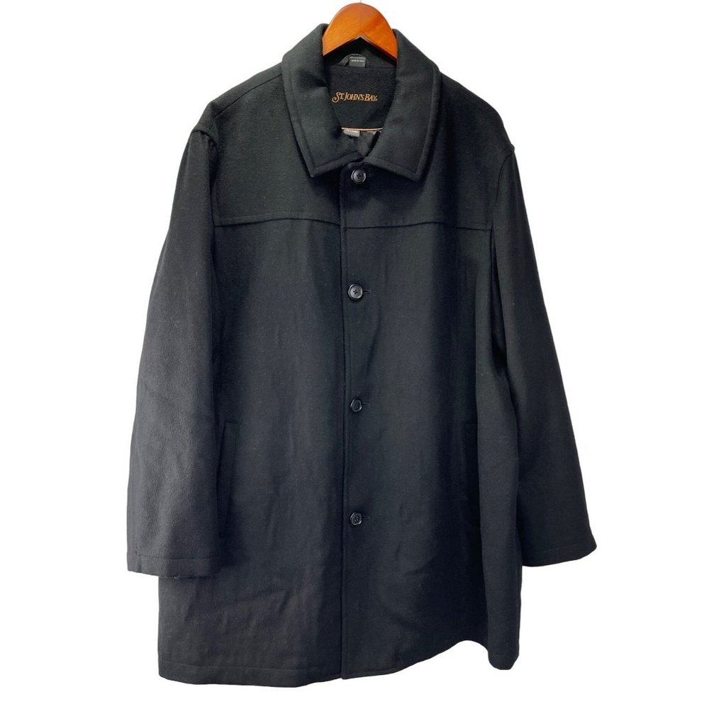 St. John’s Bay Wool blend OverCoat, Men’s Size XX Large